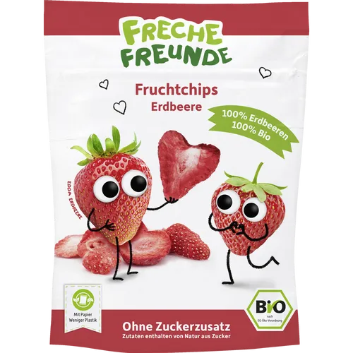 Freche Freunde Bio Fruchtchips Erdbeere
