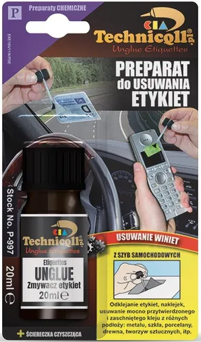 PREPARAT DO USUWANIA ETYKIET 20ML TECHNICQLL 5902051001997