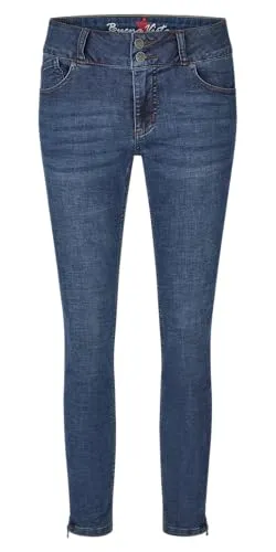 Buena Vista Tummyless V 7/8 Cross Denim Jeans - Modische 7/8 Jeans mit innovativem Design für optimalen Tragekomfort. Erhältlich in internationalen Größen, perfekt für jeden Anlass und jede Figur. Ideal für stilbewusste Damen! Diese Jeans ist ein Must-Have in Ihrem Kleiderschrank!