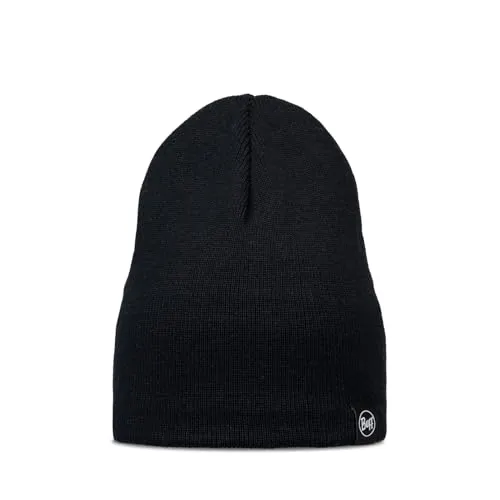Buff®| Knitted & Fleece Mütze Männlich Weiblich Erwachsene, Extreme Kälte, Praktisch, Vielseitig, Modisch, Wärmedämmung, Komfortabel, Einheitsgröße, Schwarz