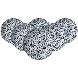 Ritzenhoff & Breker Royal Sakura Suppenteller 6er Set - 20,5 cm - Teller Set aus Porzellan mit zeitgemäßen japanischen Designs. Ideal für stilvolle Tischdekoration und spülmaschinengeeignet für einfache Reinigung.