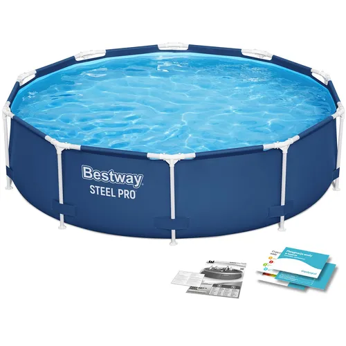 Bestway Frame Ø 3,05 m Pool - Swimmingpool für sofortigen Badespaß, einfach aufzubauen und ideal für den Garten.