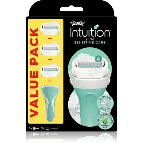 Wilkinson Sword Intuition 2 in 1 Sensitive Care Rasierer Ersatzklingen 3 pc