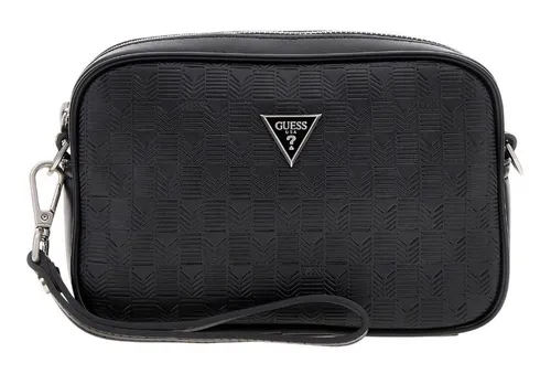 GUESS Torino Mini Camera Bag Black - Stilvolle Umhängetasche - Umhängetaschen mit schicker Logo-Applikation und zusätzlicher Handschlaufe, perfekt für atemberaubende Augenblicke!