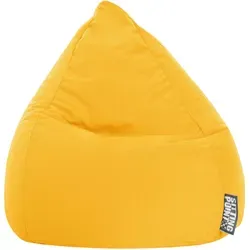 Magma Heimtex Sitzsack Set - Sitzsäcke in gelb, aus hochwertiger Mikrofaser mit bequemer Polystyrol-Füllung, ideal für entspannte Stunden zu Hause.
