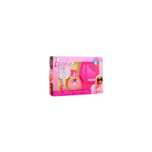 Barbie Geschenkset für Kinder - Verspieltes Barbie Geschenkset mit Nagellack und Eau de Toilette. Ideal für kreative Mädchen, um sich auszuprobieren und Spaß zu haben. Perfekt als Geschenk in bunter Verpackung!