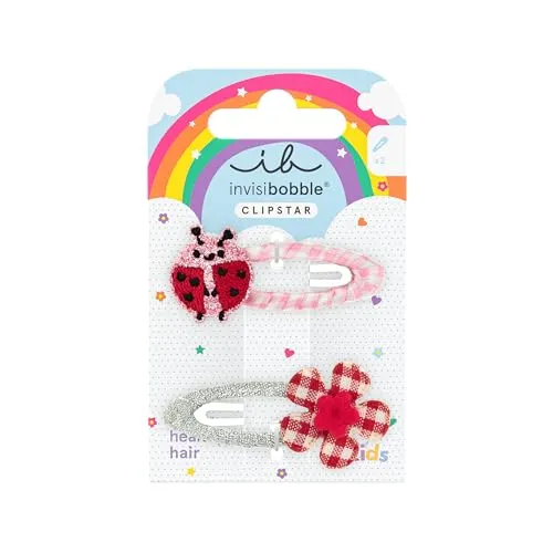 invisibobble SNAP CLIP KIDS Happy Ladybird 2 Stück von invisibobble