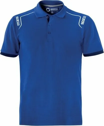Verkauf! Sparco Portland Poloshirt Blau Größe XL 100% Baumwolle