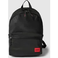 HUGO Ethon 2.0N Herren Backpack, Black2 - Tagesrucksäcke mit nachhaltigem Obermaterial aus 100% recyceltem Polyester, ideal für den täglichen Gebrauch und stilvoll unterwegs.