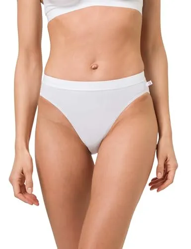 BeeDees Damen Slip Microfun Tai weiß | 44