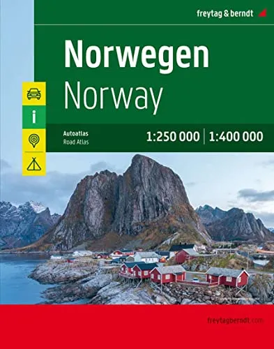 Produktbild Norwegen, Autoatlas 1:250.000
