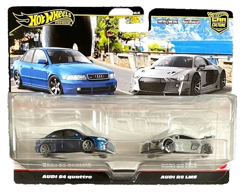 Hot Wheels Audi 2er Set S4 Quattro & R8 LMS 1:64