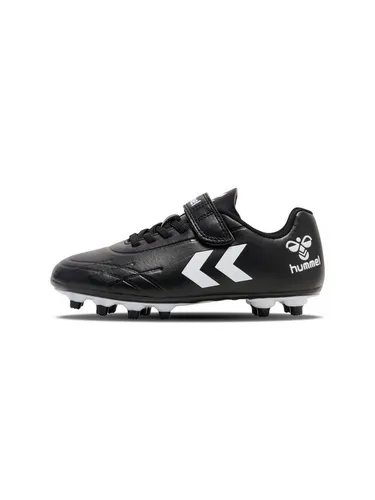 hummel Klettverschluss Turf Fußballschuhe für Kinder - Fußballschuhe mit elastischer Schnürung und Klettverschluss, ideal für festen Boden und optimalen Halt beim Spielen.