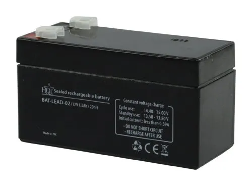 HQ Blei-Akku (12V, 1,3Ah)