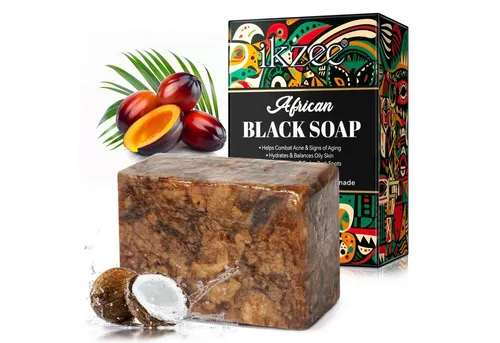 P-Beauty Cosmetic Accessories Gesichtsseife Körperseife Haarseife Naturseife Afrikanische Schwarze Seife Vegan, 1-tlg., Gesichtsseife, Körperseife, Hautpflege