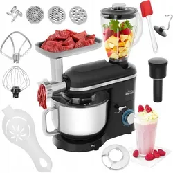 Planeten-Küchenroboter Mixer Maschine Schwarz Puls 2500W