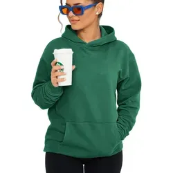 DAILY COTTON Hoodie Unifarben im Oversize Schnitt