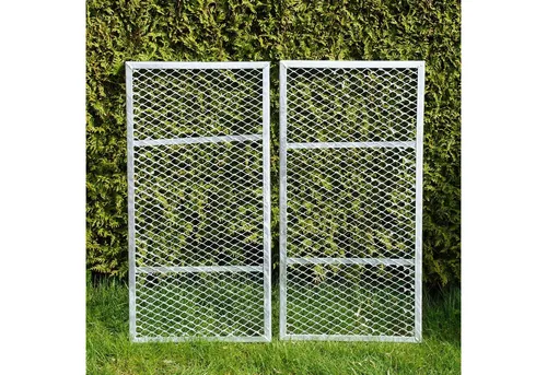 TRUTZHOLM Komposter Deckel oder Boden 100x100 cm - Komposter aus Streckmetall, ideal für schnelles Abdecken oder als Boden. Feuerverzinkt, robust und einfach zu montieren, schützt vor unerwünschten Besuchern.