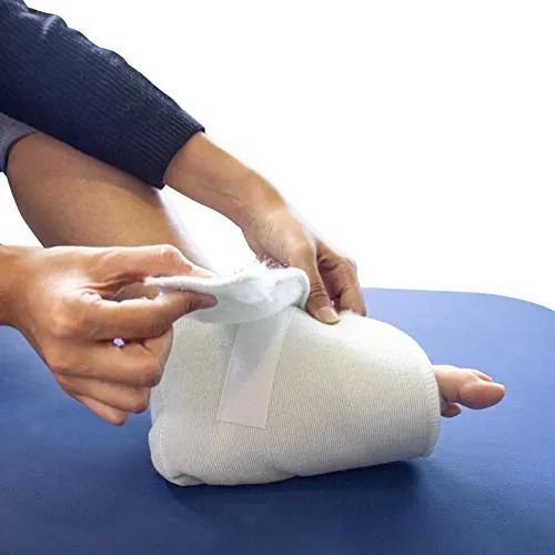 Paar Anti-Druck-Schuhe für Fuß- und Fersenschutz, linke und rechte Füße, Anti-Frost-Fersenpolster, für Menschen im Bett oder Rollstuhl, Vorbeugung von Fußgeschwüre