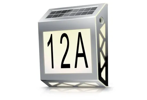 BEARWARE LED Außen-Wandleuchte Solar