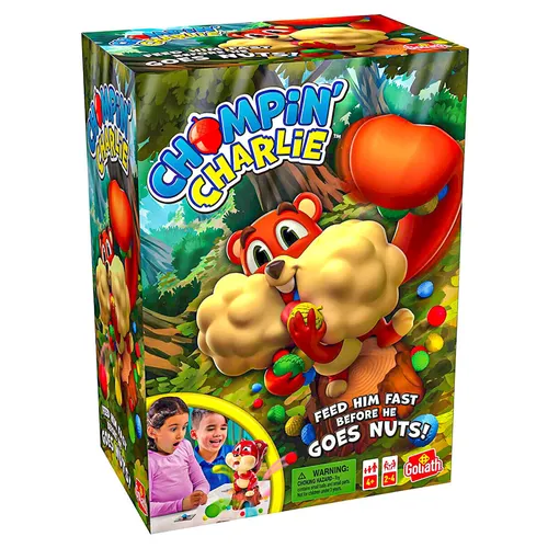 GOLIATH Chompin' Charlie Feed Ihn Schnell Bevor He Geht Muttern 2-4 Player 4+