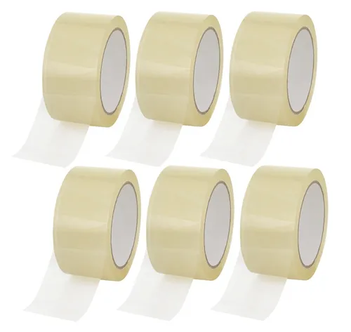 Kummert Business Packband transparent – 6 Rollen - Praktisches Paketband im Set mit 6 Rollen, ideal zum sicheren Verschließen von Paketen. Mit einer Breite von 50mm und einer Länge von 66m pro Rolle bietet es hohe Klebkraft und Zuverlässigkeit für den Versand.