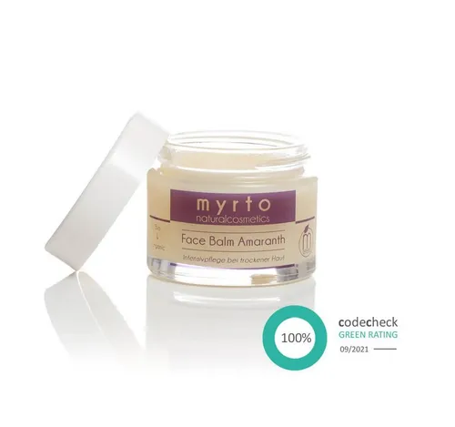 myrto-Bio Face Balm Amaranth - Sonstige Gesichtspflegeartikel, intensiv pflegend bei sehr trockener Haut mit natürlichen Inhaltsstoffen für optimale Feuchtigkeit und Pflege.