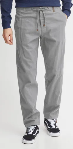 INDICODE IDIves Herren Leinenhose Sommerhose Lange Stoffhose mit Kordel Gürtelschlaufen Leinenmix Eingrifftaschen Regular fit