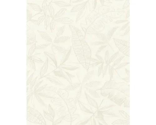 Rasch SCHÖNER WOHNEN-Kollektion Vliestapete LEAFAGE 600568 in weiß von Rasch