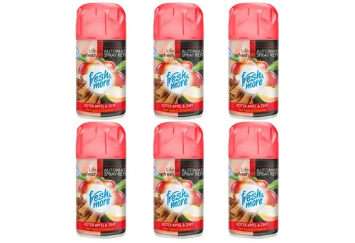 fresh & more Raumduft Lufterfrischer Nachfüller (6er Pack, 6-St., 250ml)