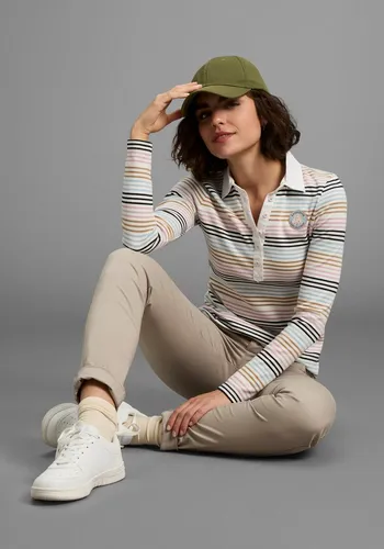 KangaROOS Poloshirt in Pastelltönen mit langer Knopfleiste von KangaROOS