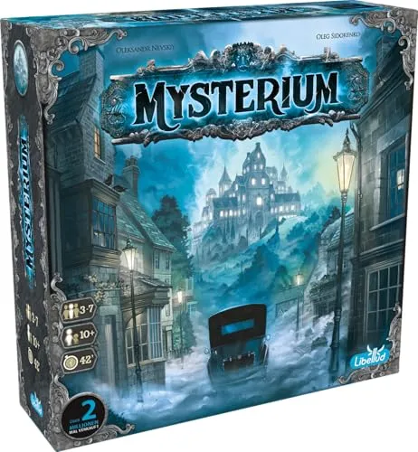 Mysterium (Refresh) - Kooperatives Deduktionsspiel, in dem ihr als Spiritisten einen mysteriösen Mordfall lösen müsst. Nutzt bildhafte Visionen des Geistes und arbeitet schnell, bevor die Zeit abläuft!