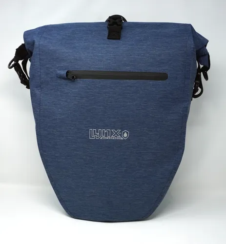 Fahrradtasche Lynx Packtasche blau 28 L Wasserdicht Quick-Up Schnellmontage