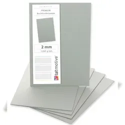 TATMOTIVE Buchbinderpappe 20 Stück DIN A3, 2mm von TATMOTIVE