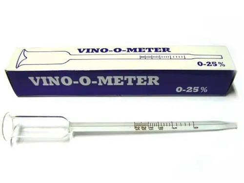 Vinometer Alkoholmeter zur Bestimmung von 0-25% Vol für Wein