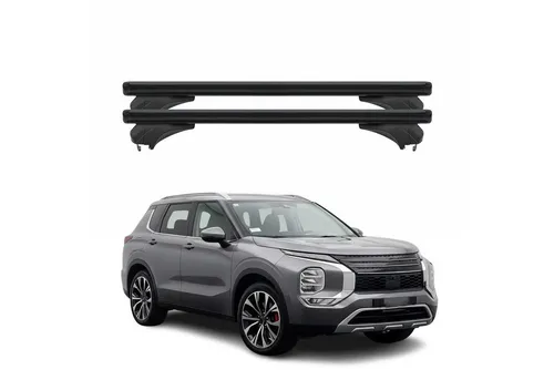 OMAC Dachträger Menabo für Mitsubishi Outlander 2021-2025 - Robuster, abnehmbarer Dachträger aus rostbeständigem Aluminium mit Anti-Diebstahlschloss. Ideal für vielseitige Transportlösungen. Perfekt für Abenteuer und Reisen.