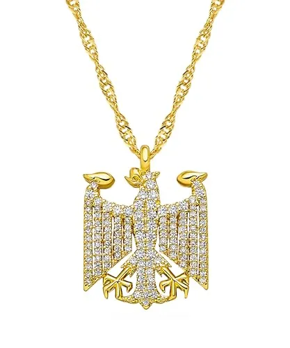 D'origine Deutschland Adler Kette für Damen in gold von d'origine