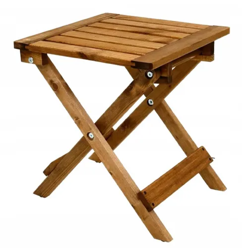 Produktbild Gartentisch Holz Terrassentisch Balkontisch Esstisch Gartenmöbel Tisch 38x38cm