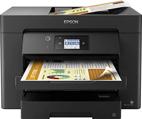 Epson WorkForce WF-7835DTWF - A3 Tintenstrahldrucker - Drucker für A3-Dokumente mit 4800 x 2400 DPI, Duplexdruck und 3 Jahre erweiterte Garantie. Ideal für kleine Büros und professionelle Studios.