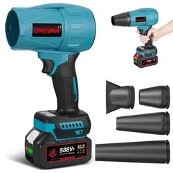 Turbo Gebläse Bürstenloser Laubbläser Akku 300 m/s