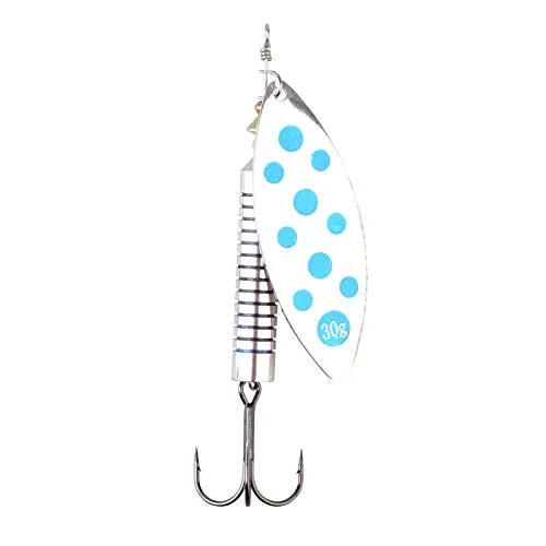 Ron Thompson Blinker Salmon Spinner - 30G - 30, per Unit, Silver Blue, 02, 10