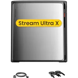 Ecoflow Balkonkraftwerk STREAM Ultra X 3,84kWh - Powerstation mit 4 MPPT Solareingängen, 2300W Dual AC-Anschlüssen und Plug&Play Installation. Ideal für maximale Energieeinsparungen und flexible Nutzung im Innenbereich.