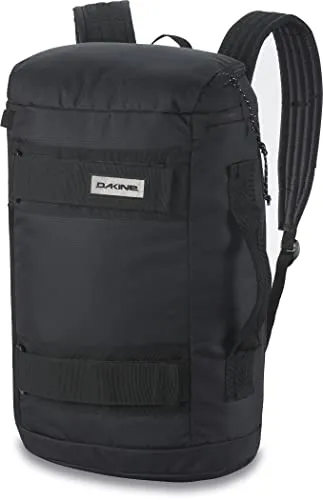 Dakine Mission Street Pack 25L Rucksack Schwarz - Tagesrucksack mit seitlich zugänglichem, gepolstertem Laptop-Fach und vielseitigen Organizer-Taschen, ideal für Schule oder Freizeit.