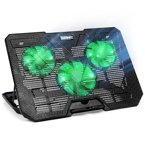 Duronic Laptop-Kühlpad LC3, ergonomischer Kühlständer für 14