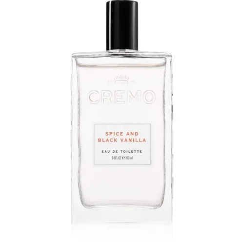 CREMO Eau de Toilette für Männer 100ml - Spice & Black Vanilla, würziger Duft für den modernen Gentleman - Eau de Toilette für Herren mit würzigen Noten von Kardamom und schwarzer Vanille, ideal für Männer, die Luxus und Abenteuer suchen.