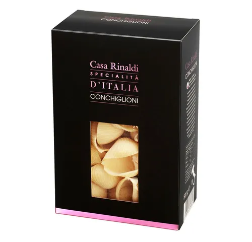 Casa Rinaldi Nudeln, Casa Rinaldi Pasta Conchiglioni Muschelform in einer Box mit 500g