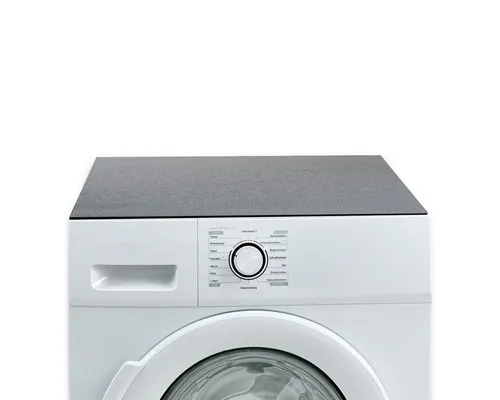 Tabletop Antirutschmatte Waschmaschinen-Auflage grau rutschfest, waschbar, 1-St., Textil-Finish Gummi-Matte als Trockner Waschmaschinen-Unterlage