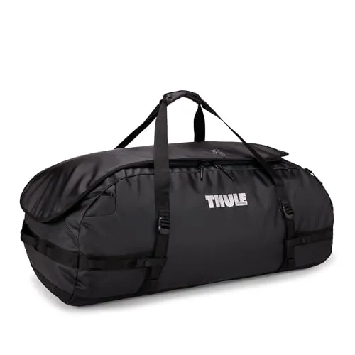 Thule Chasm 130 L Reisetasche Black - 2-in-1 Rucksack - Reisetasche & Rucksack in einem, aus 100% recycelten Materialien. Mit abschließbaren Reißverschlüssen und großer Öffnung für einfachen Zugang zu Ihrer Ausrüstung.