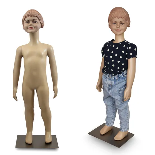 Schaufensterpuppe BITUXX 90cm beweglich - Schaufensterpuppen & Büsten, 90cm große, bewegliche Schneiderpuppe für die perfekte Präsentation von Kleidung und Accessoires.