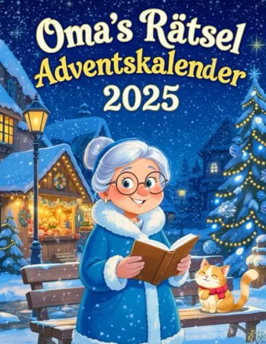 Oma's Rätsel Adventskalender 2025: Senioren-Adventskalender für Oma